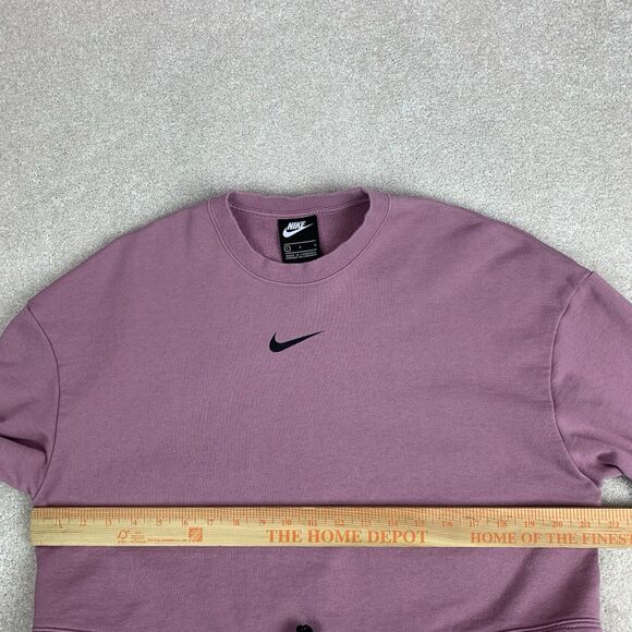 Nike Women's Loose Drawstring Long Sleeves Pink CJ3766-515 Size L - Picture 9 of 11